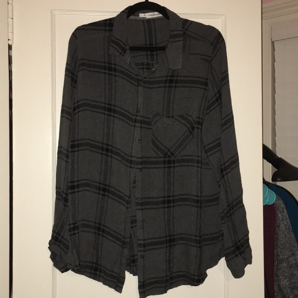 Black and Gray Flannel